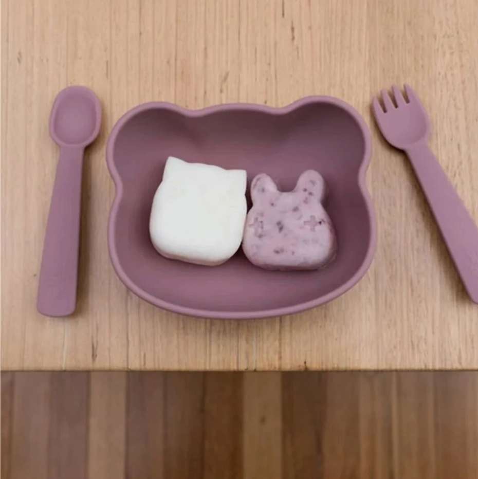 Cubiertos con caja Rosa