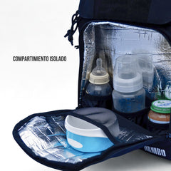 Mochila Pañalera DAMBO Wolfpack 🐺 Diseñada para papás que se toman la pega en serio y con estilo 😎