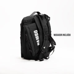 Mochila Pañalera DAMBO Wolfpack 🐺 Diseñada para papás que se toman la pega en serio y con estilo 😎