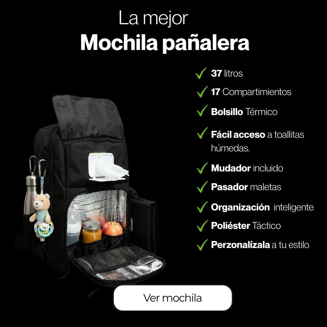 Mochila Pañalera DAMBO Wolfpack para Papá