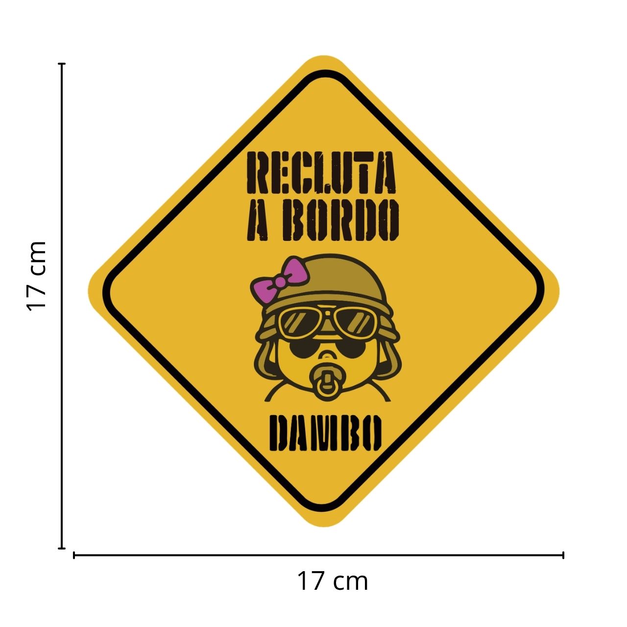 Sticker Recluta Niña