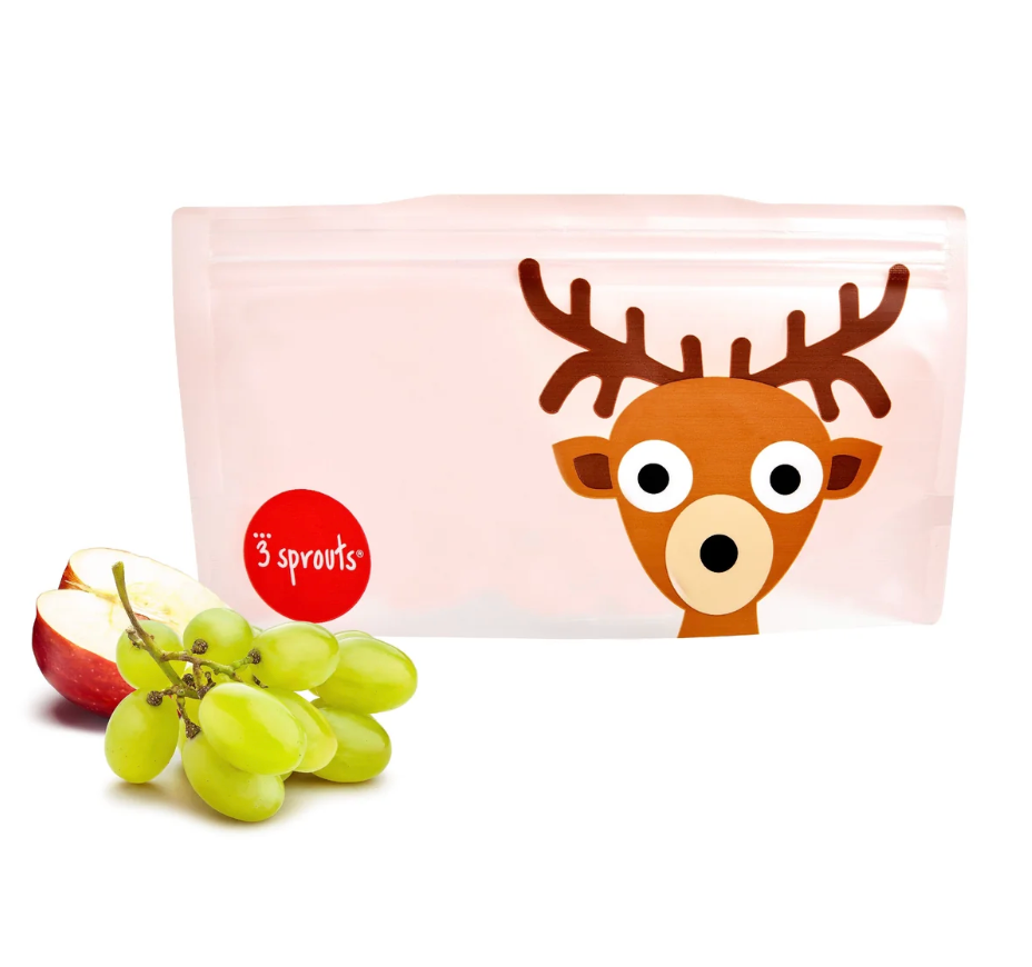 Bolsas reutilizables para snack Venado